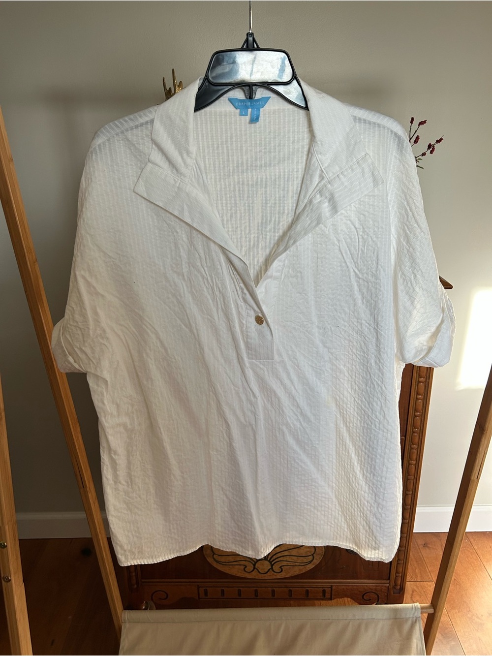 Draper James White Women’s Short-Sleeve